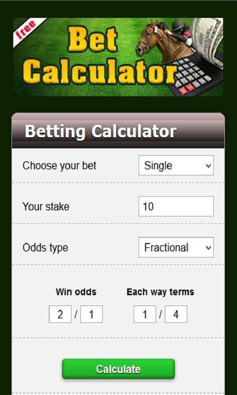 winning bets calculator